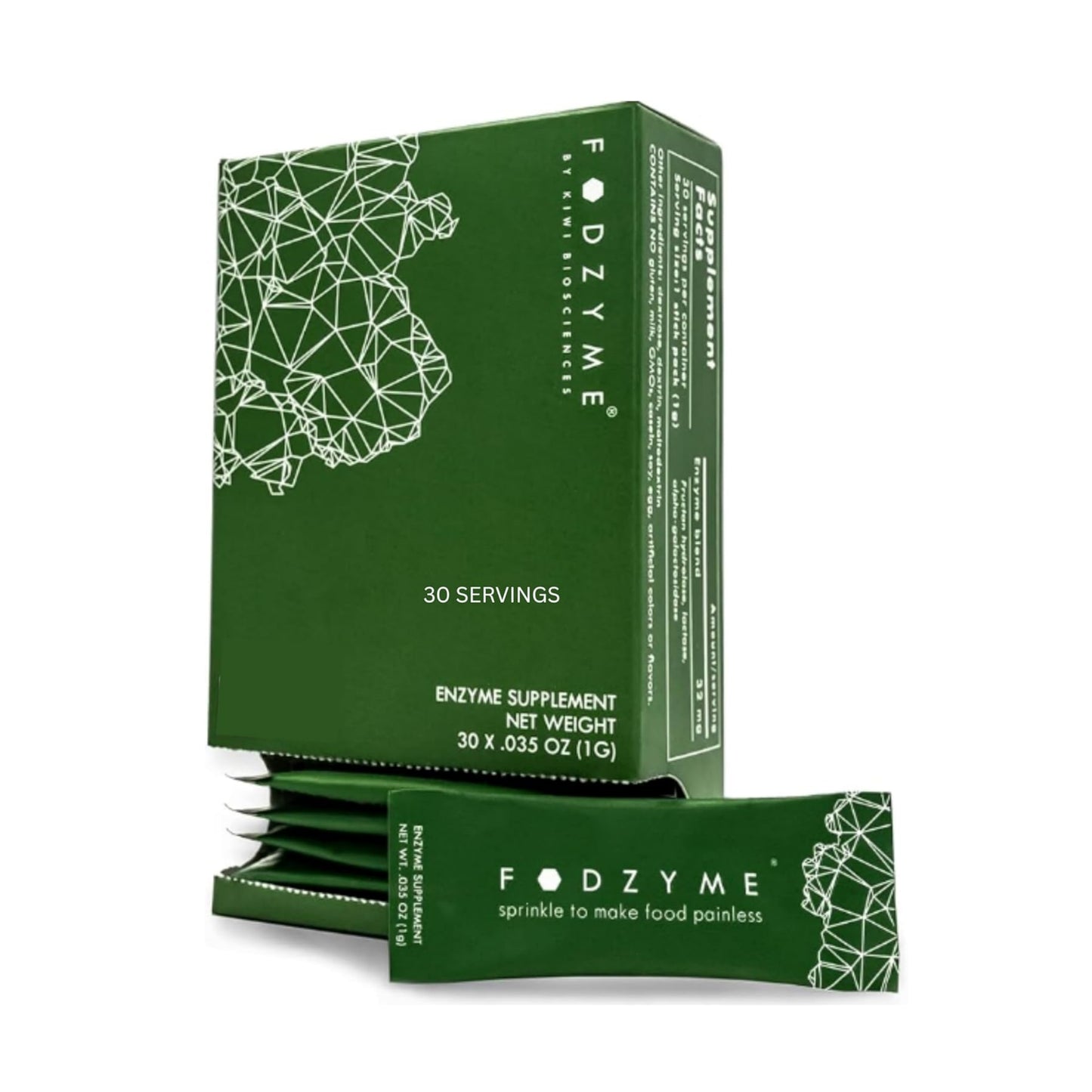 Fodzyme Digestive Enzymes for Gut Health Low FODMAP