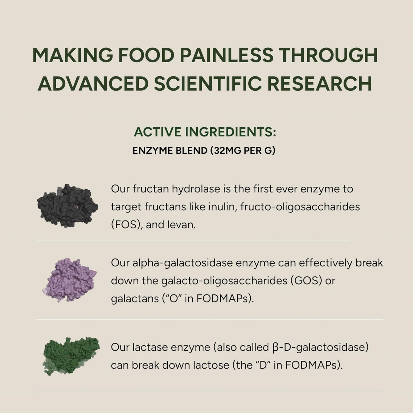 Fodzyme Digestive Enzymes for Gut Health Low FODMAP