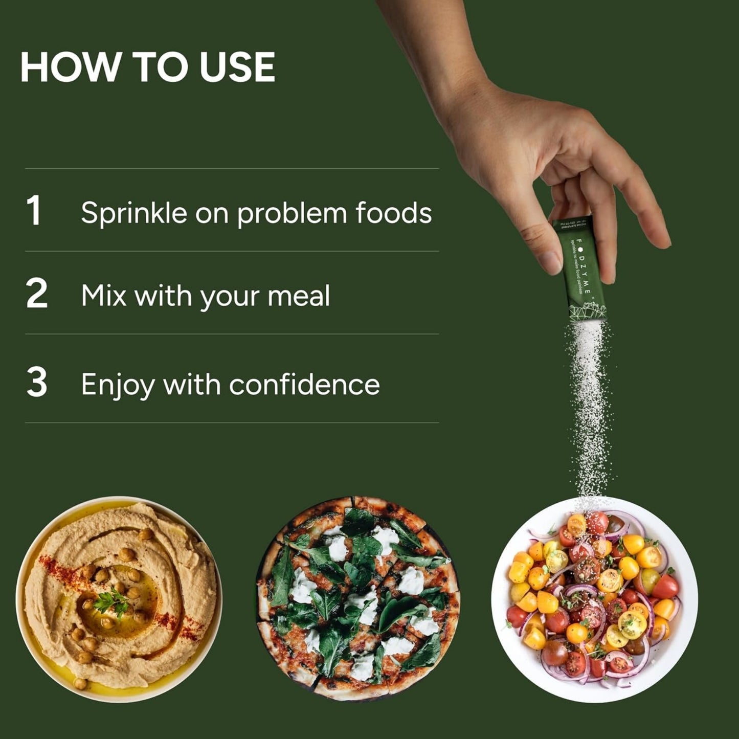 Fodzyme Digestive Enzymes for Gut Health Low FODMAP
